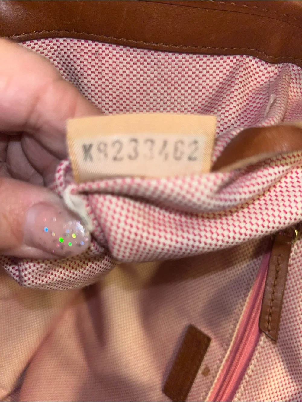 EUC Authentic Dooney&Bourke signature canvas and leather handbag